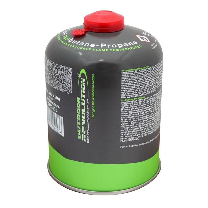 Butane Propane Mix 450g Screw Fitting Gas Cannister